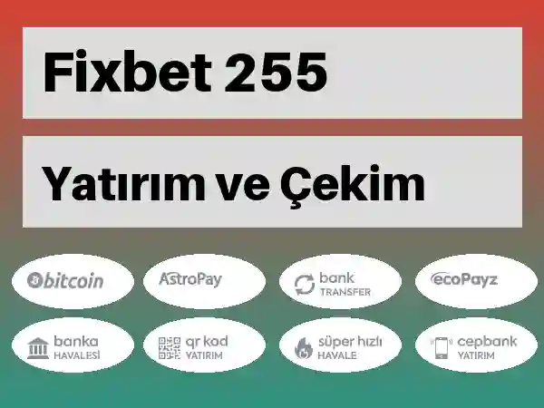 Fixbet Mobil Para yatırma ve çekme 255