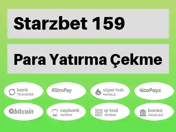 Starzbet Mobil Para yatırma ve çekme 159